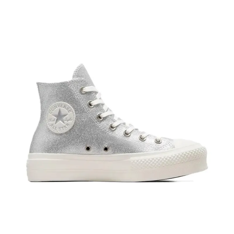 Converse Chuck Taylor All Star Lift Hi 'Silver' Women's-2