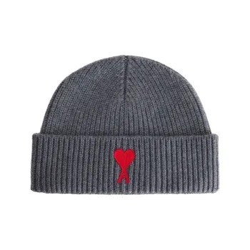 AMIPARIS Ami De Coeur Wool Beanie