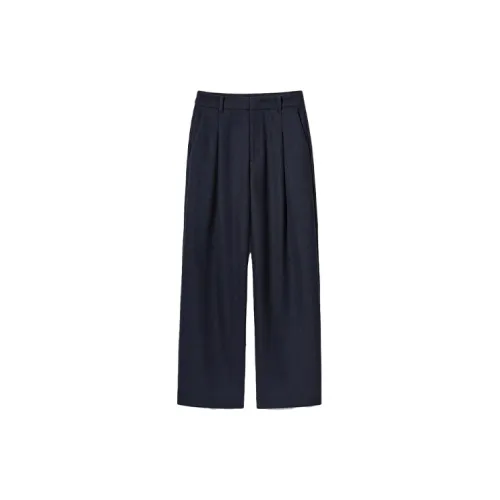 UNIQLO X CDC Co-brand Casual Pants Women's Navy Blue