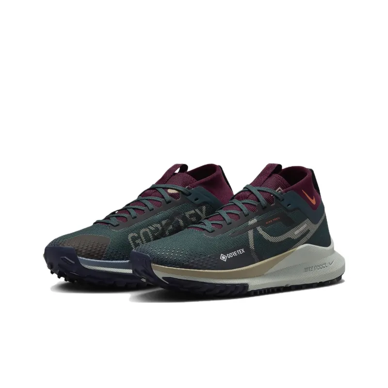 Nike React Pegasus Trail 4 Gore Tex Deep Jungle Night Maroon Ashen Slate Khaki Women's-2
