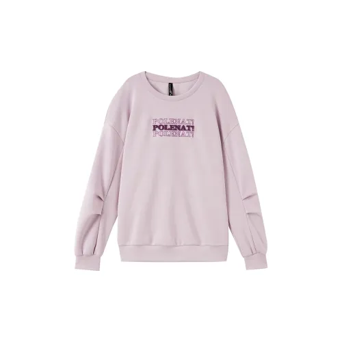 OUNIXUE Sweatshirts Women's Light Purple