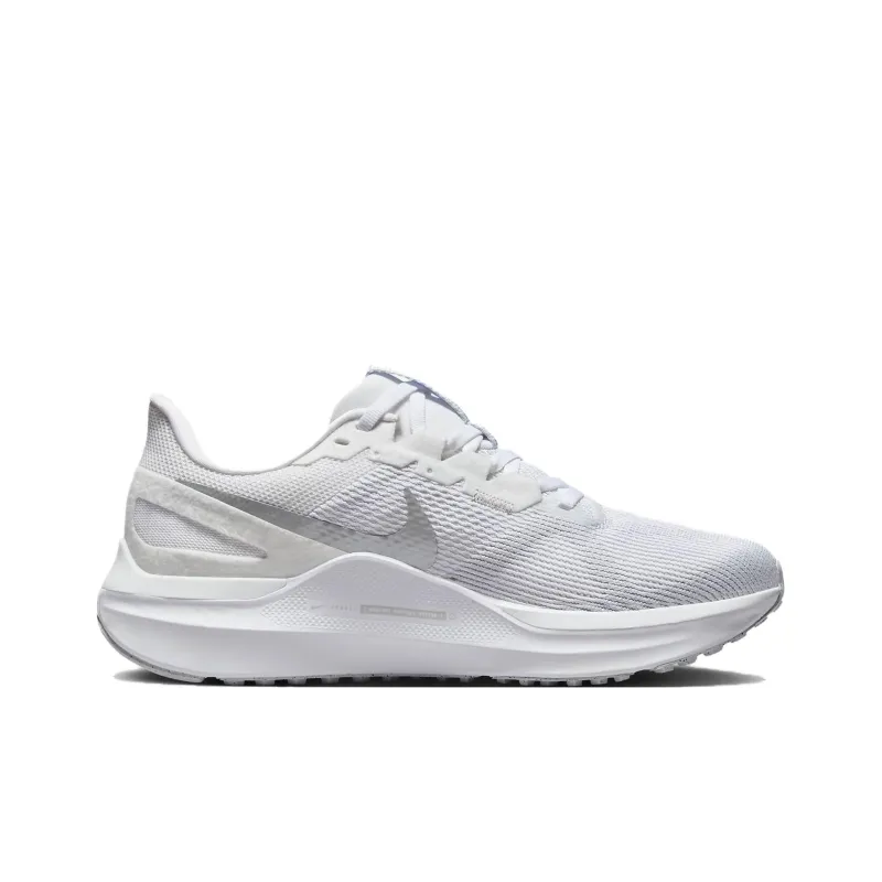 Nike Air Zoom Structure 25 Wide 'White Metallic Silver' Women's-1