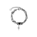 Stellar Wrapped Black Diamond Bracelet