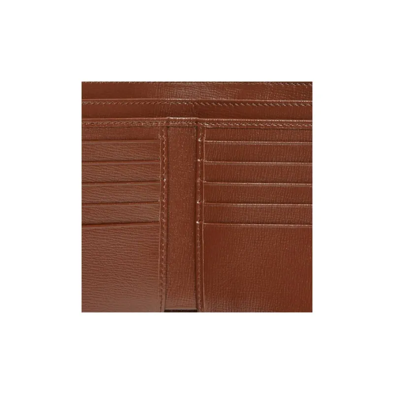 GUCCI Jackie 1961 Canvas With Leather Clutch Wallet, Card Holder Trumpets Women's Beige Brown Multicolor-5