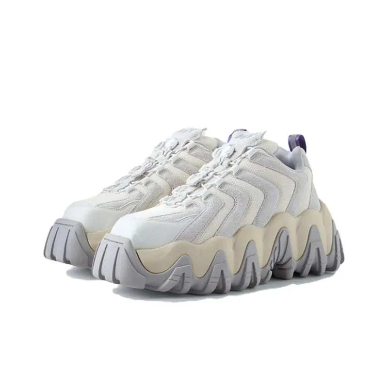 EYTYS Cushioned Slip Resistant Mid Top Casual Shoes Unisex White-2
