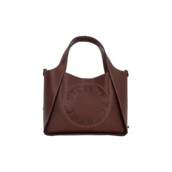 Stella McCartney Logo Perforated Top Handle Bag