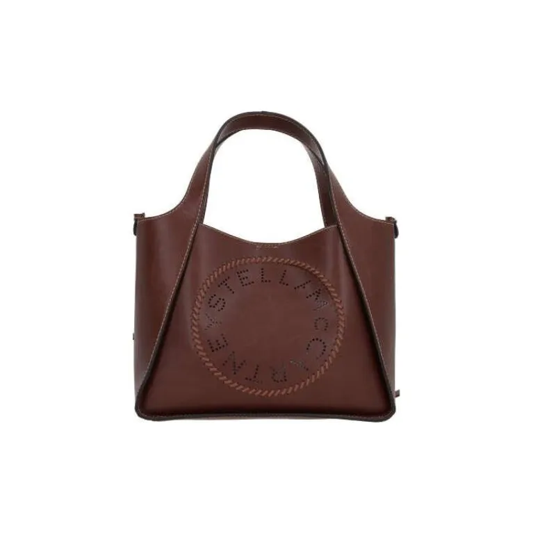 Stella McCartney Logo Perforated Top Handle Bag-0