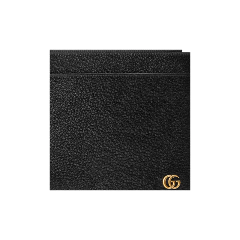 GUCCI Marmont Grain Leather Clutch Men's Black-5