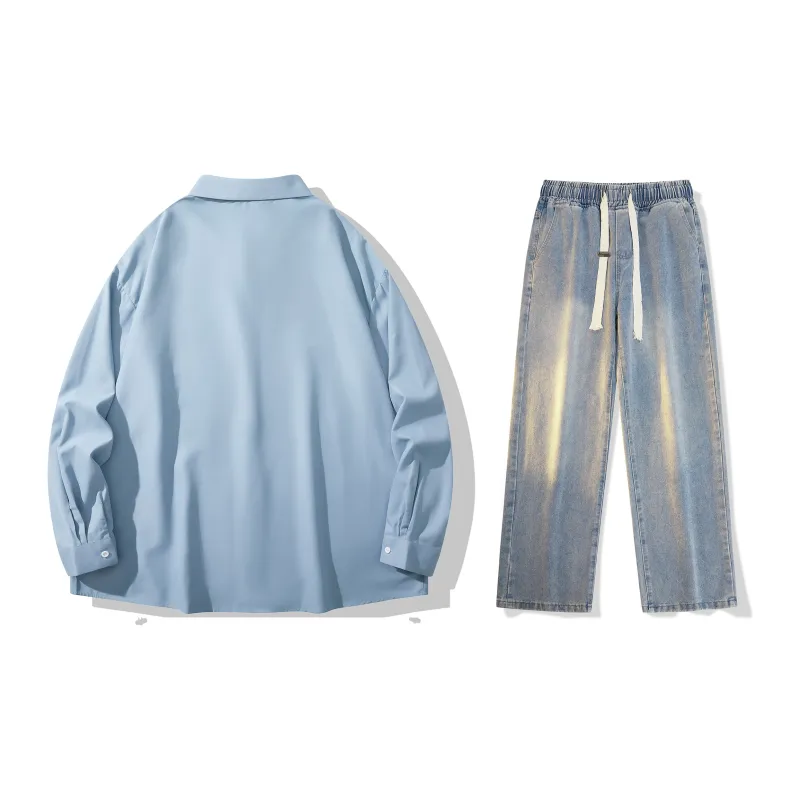 Airwalk Shirt Matching Sets Unisex-25