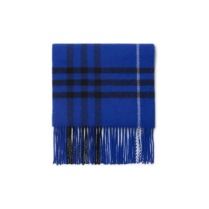 Burberry Check Wool Cashmere Scarf-2