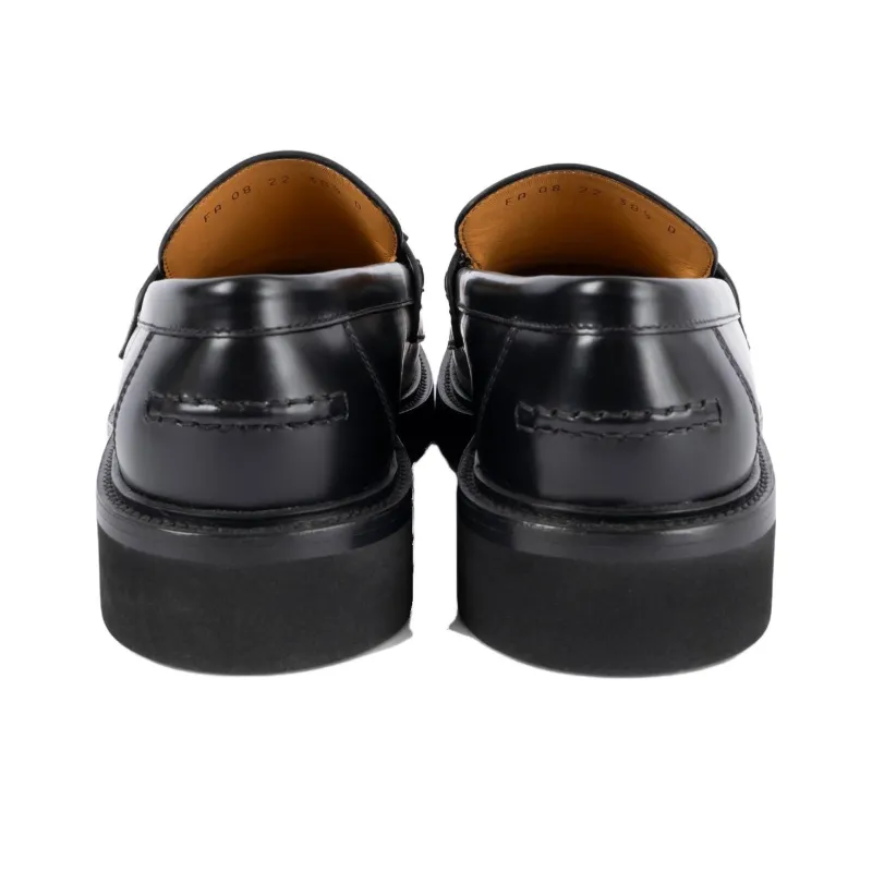 DIOR Boy Loafers Women's Black White-3