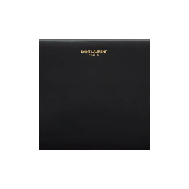 SAINT LAURENT Cow Leather Evening Clutch Bag Regular Women's Black-5