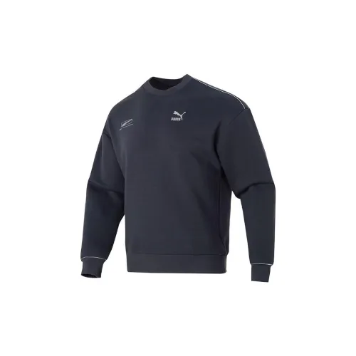 PUMA Sweatshirts Unisex Navy Blue