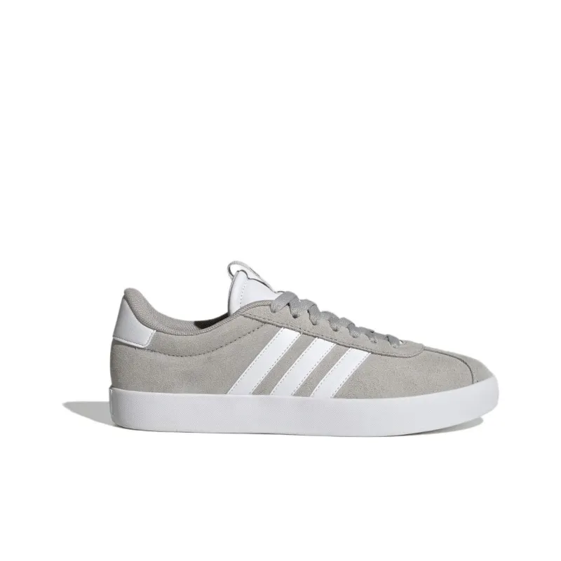 Adidas Vl Court 3.0 Grey Cloud White Silver Metallic Women's-1