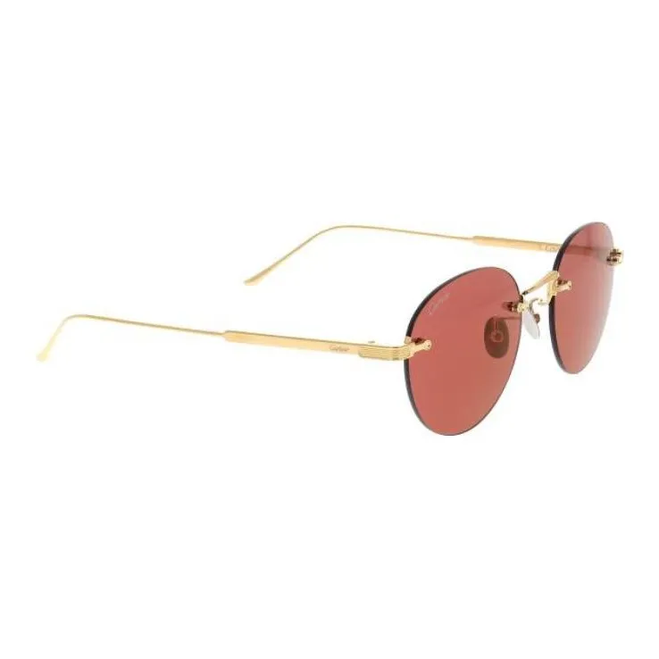 Cartier Round frame Tinted Sunglasses-2