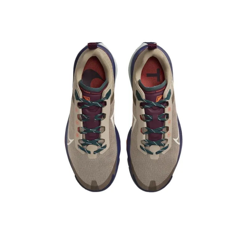 Nike React Terra Kiger 9 Khaki Deep Jungle Safety Orange Sea Glass-3