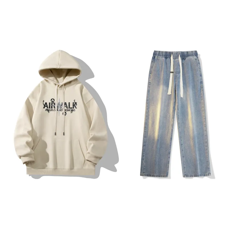 Airwalk Sweatshirt Sets Unisex-83