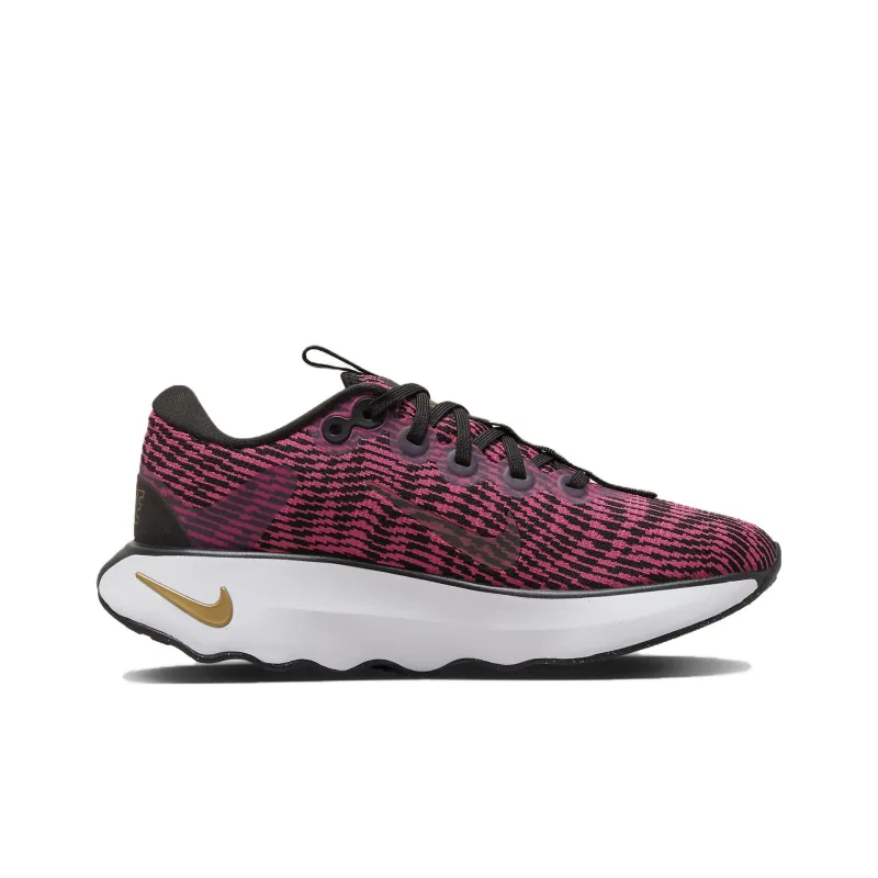 Nike Motiva Black Metallic Gold White Fireberry Women's-1