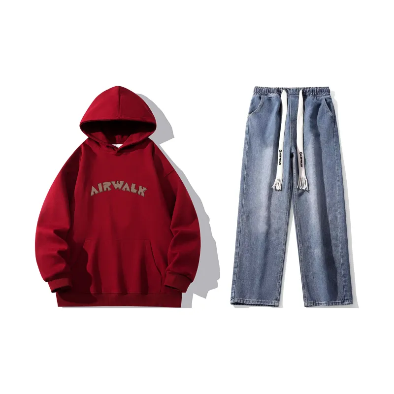 Airwalk Sweatshirt Sets Unisex-19