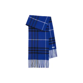 Burberry Check Wool Cashmere Scarf