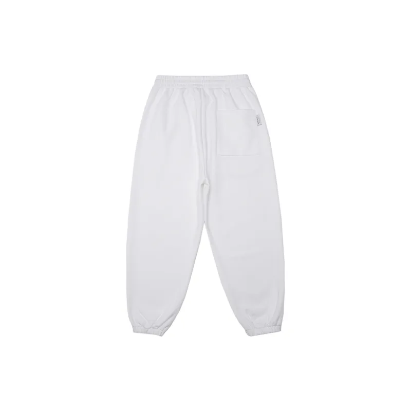 SUPERMOON Autumn And Winter Season Knitted Sports Pants Unisex Black-3