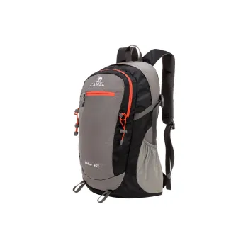 CAMEL Nylon Sports Backpack Hiking Bag Backpack Regular Unisex Black/Azure Blue/Gray