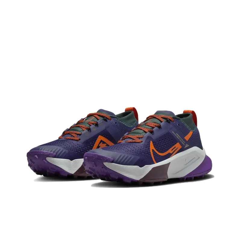 Nike ZoomX Zegama Purple Ink Deep Jungle Purple Cosmos Safety Orange Women's-2