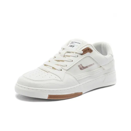 SEMIR Skateboard Shoes Women's Low-Top Bleached White