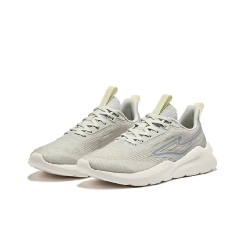 Erke Shock Absorbers Low Top Running Shoes Men's Gray-3
