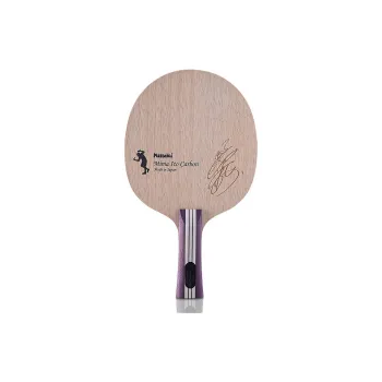 NITTAKU Ping Pong Paddles Unisex All Wood With Carbon Fiber Shakehand Grip