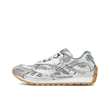 Bottega Veneta Orbit Silver White Women's