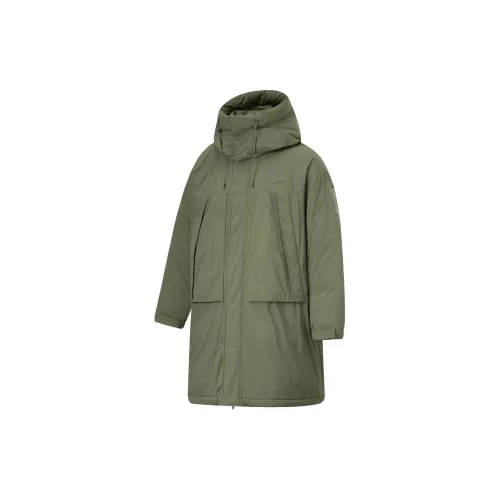 LINING CF Down Jackets Unisex Matte Olive Green