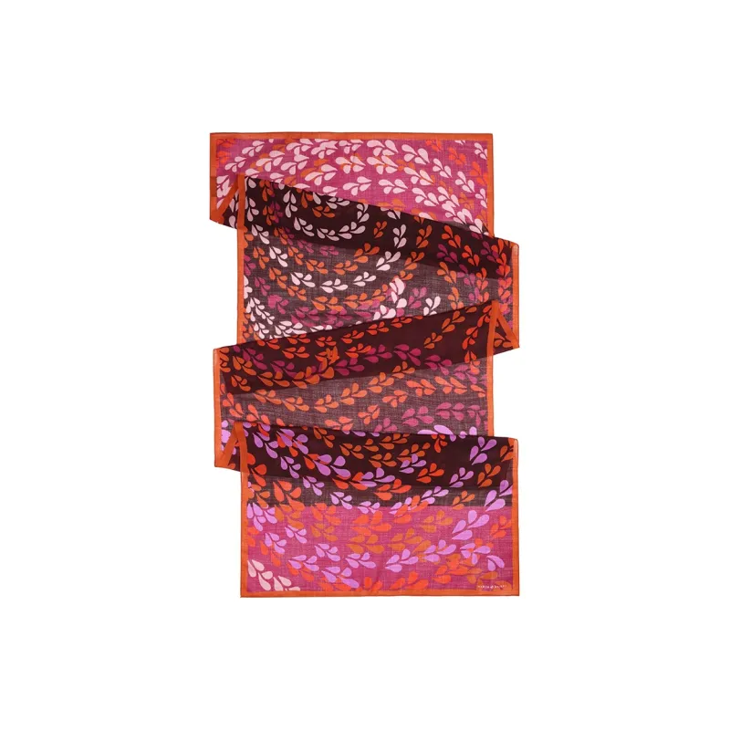 MARJAKURKI Red Scarf Atmosphere Premium Thermal Energy Bomb Greeting Card Luxury Women's-1