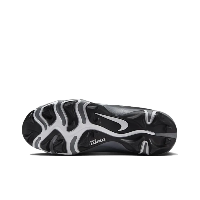 Nike Hyperdiamond 4 Abrasion Resistant Breathable Low Top Training Shoes GS Gray-5
