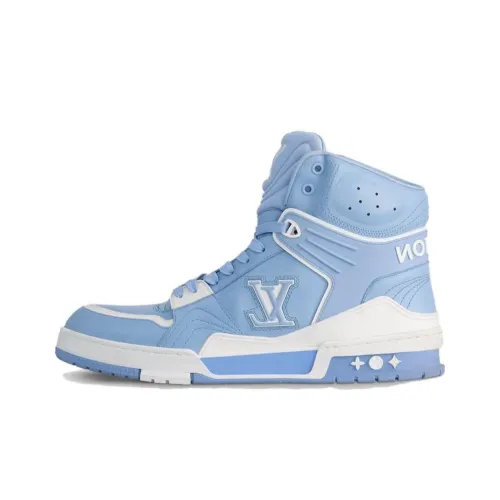 LOUIS VUITTON Lv Trainer Sneaker Boots 'Blue'
