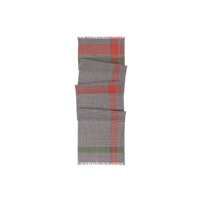 MARJAKURKI Scarf Advanced Atmosphere British Plaid Greeting Card Elegance Unisex-1