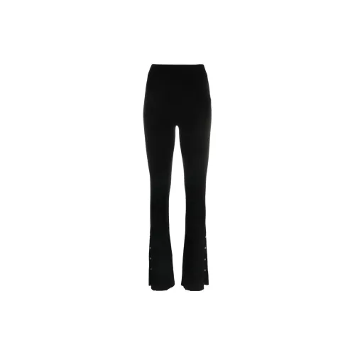 Dondup High-waisted Ribbed-knit Trousers