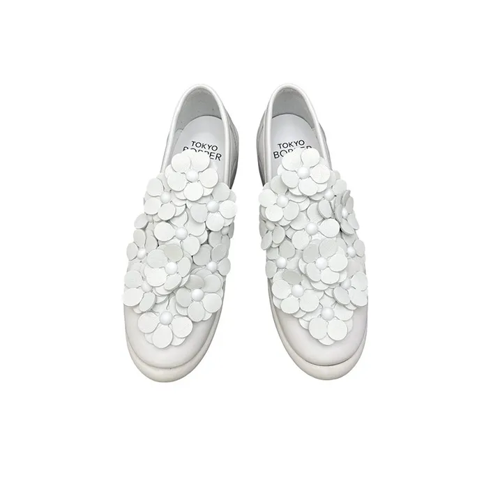 Tokyo Bopper Loafers 5cm Women's White-3