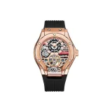 HBR995-Rose Case Black Strap