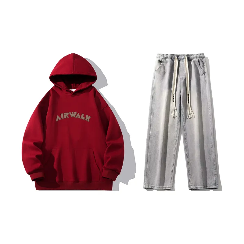 Airwalk Sweatshirt Sets Unisex-29