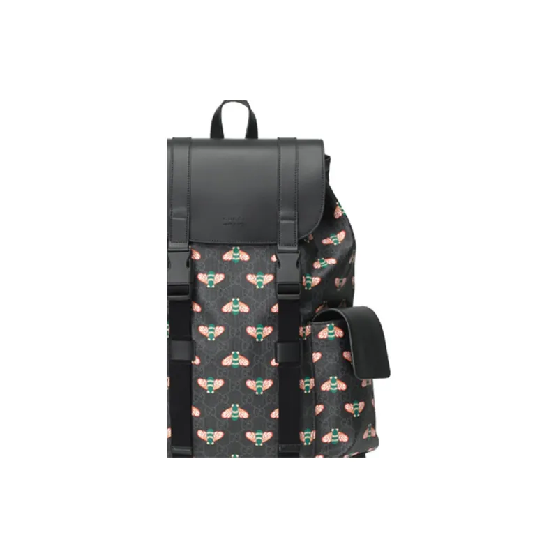 GUCCI Bestiary Bees Backpack Black-7