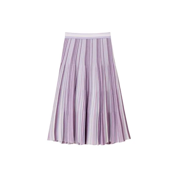 OVV Casual Short Skirts Women's Light Purple Splicing A1-1