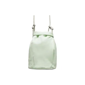 Lululemon Recycled Material Nylon Shoulder Bag Crossbody Bag Regular Unisex Large Head Lettuce Green White Opal
