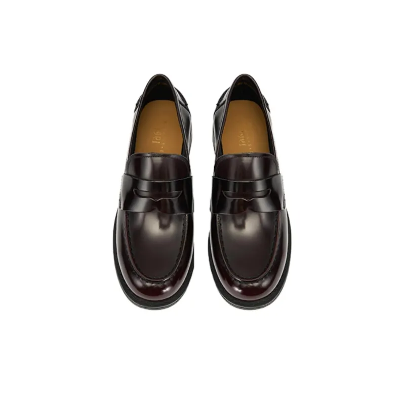 SENSE 1991 Loafers Women's Black, Burgundy-9