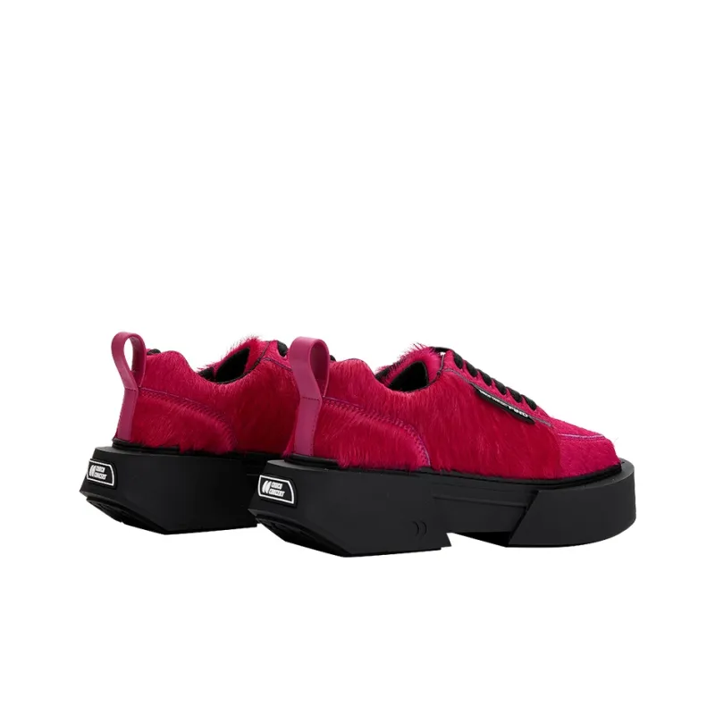 CHOCO CONCERT Low Top Skateboard Shoes Unisex Fuchsia-2