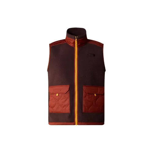 THE NORTH FACE Vests Men Red Brown