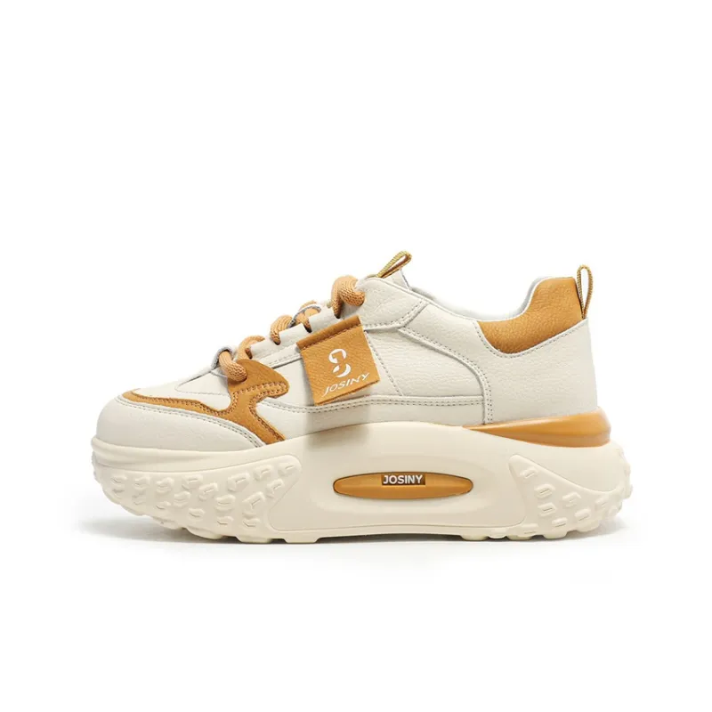 JOSINY Cushioning Height Increase Low Top Casual Shoes 5.5cm Women's-0