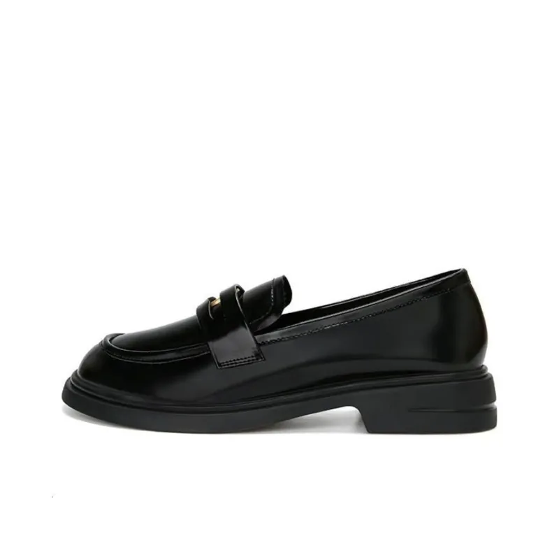 CHRISTINE SHEII Siu Siu Loafers 3.5cm Women's Black Fleece-Lined-2