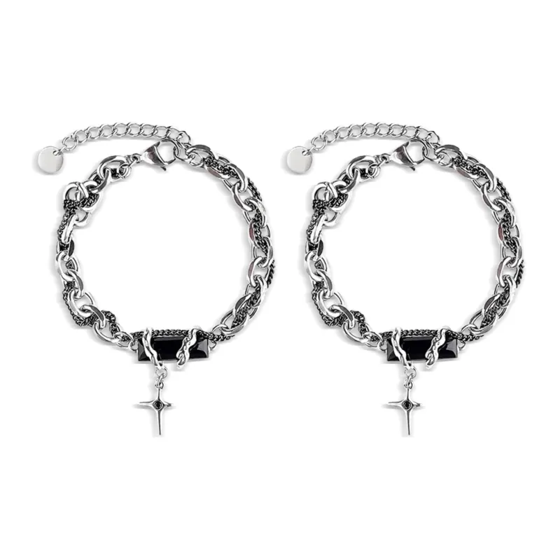 MISS TOOYA Titanium Steel Bracelets Unisex-1