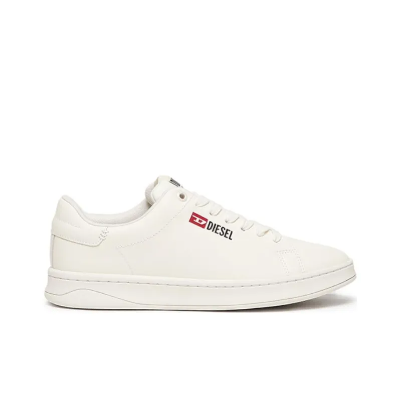 DIESEL Low Top Skateboard Shoes Men's White-1